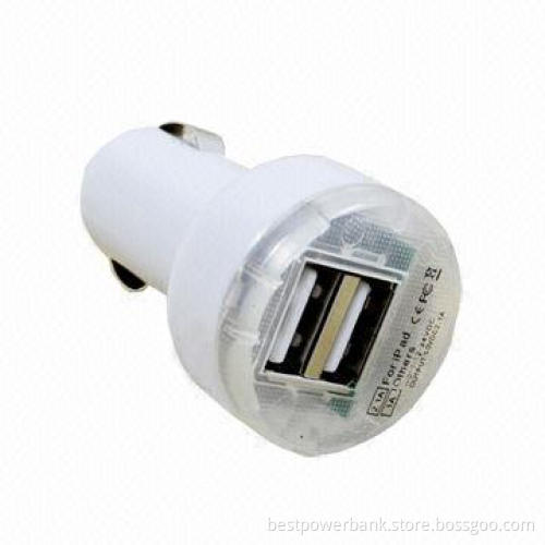 Dual USB Car Charger, 1800mAh Output Current, with Very Good Price and Quality